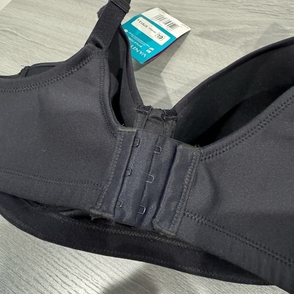 Vanity Fair Wire Free Smoothing Black 40C Full Figure Bra - Picture 5 of 8